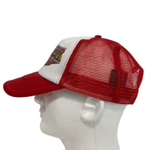 Netflix STRANGER THINGS Trucker Hat Red White Retro Style Mesh Snapback - Picture 5 of 9